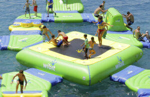 Parc aquatique à l'Aiguillon sur mer